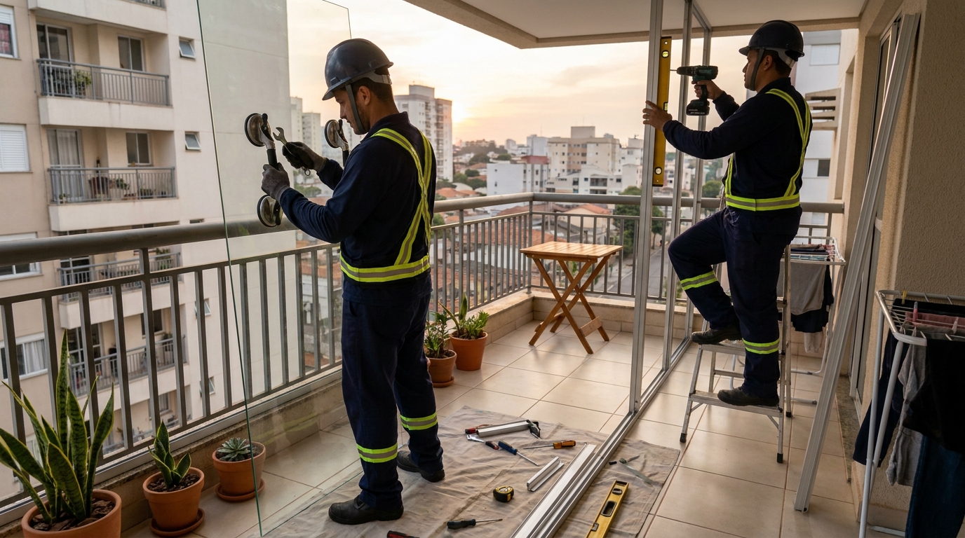 Divisórias em Vidro no Monte Azul, Belo Horizonte‑MG