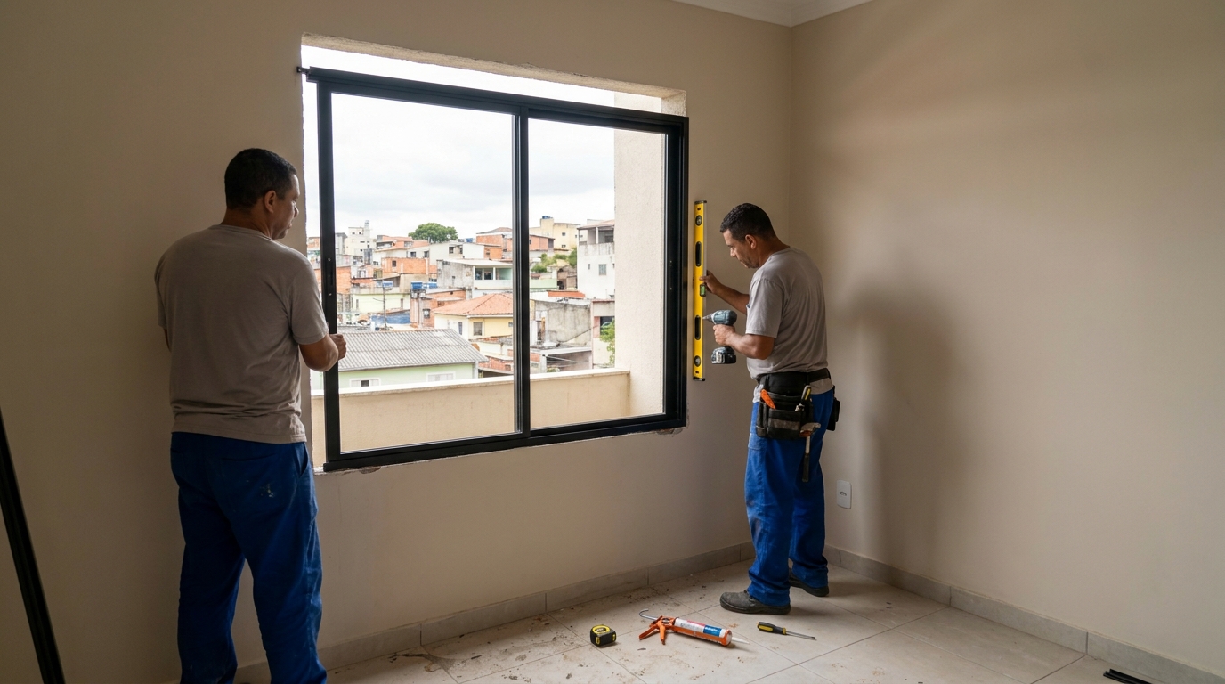 Fechamento de Ambientes na Estrela do Oriente, Belo Horizonte‑MG