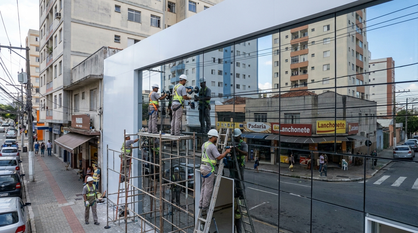 Fechamentos em Vidro na Nova Suíssa, Belo Horizonte‑MG