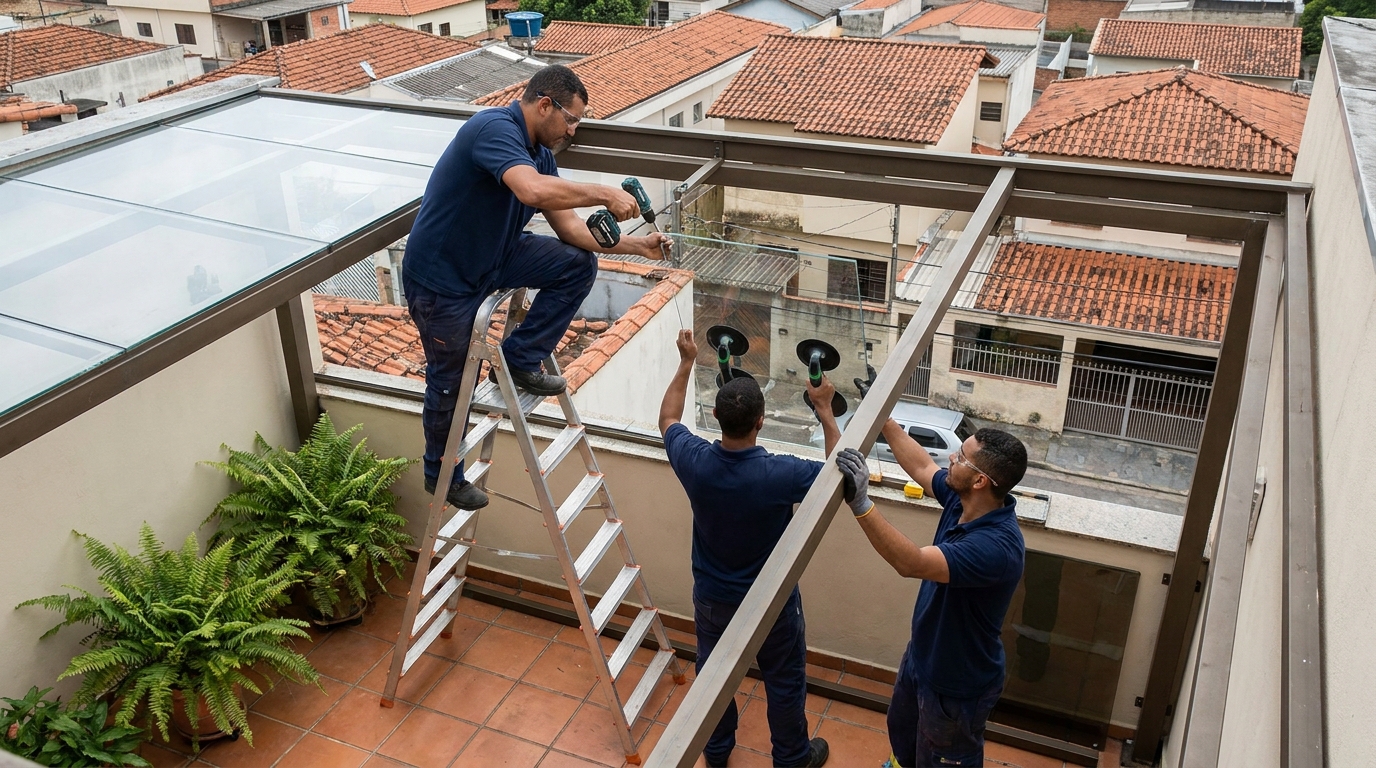 Cobertura de Vidro em Belo Horizonte‑MG