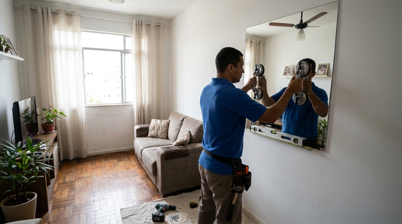 Revestimento Espelhado no Castelo, Belo Horizonte‑MG