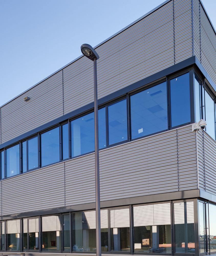 fachada de vidro em Belo Horizonte